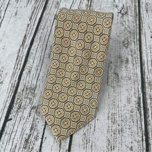 Bergamo New York gold mens tie